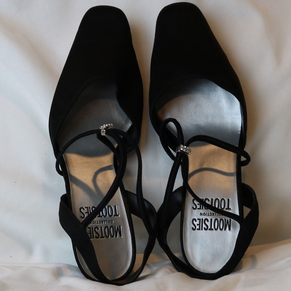 Black Strap Shoes. - Picture 5 of 5